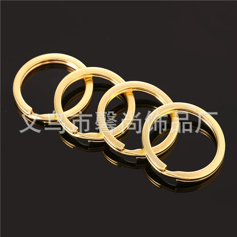 Золотой брелок для ключей креативный брелок с плоским кольцом диафрагма для мужчин и женщин автомобильный брелок аксессуары