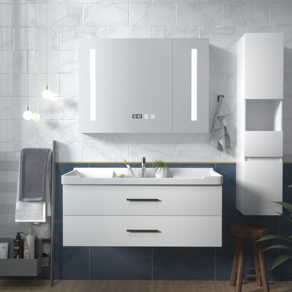household Wash basin Bathroom cabinet Paint board one ceramics Wash and rinse intelligence Demister counter suit combination