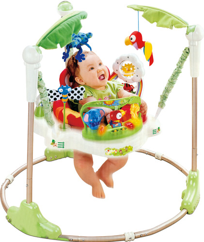 Baby tropical rainforest jumping happy park jumping chair baby swing fitness frame jumping chair children's jumping chair