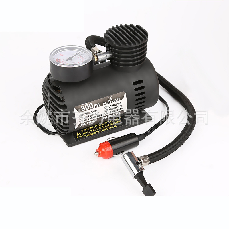 小型汽车轮胎充气泵迷你车载电动打气机