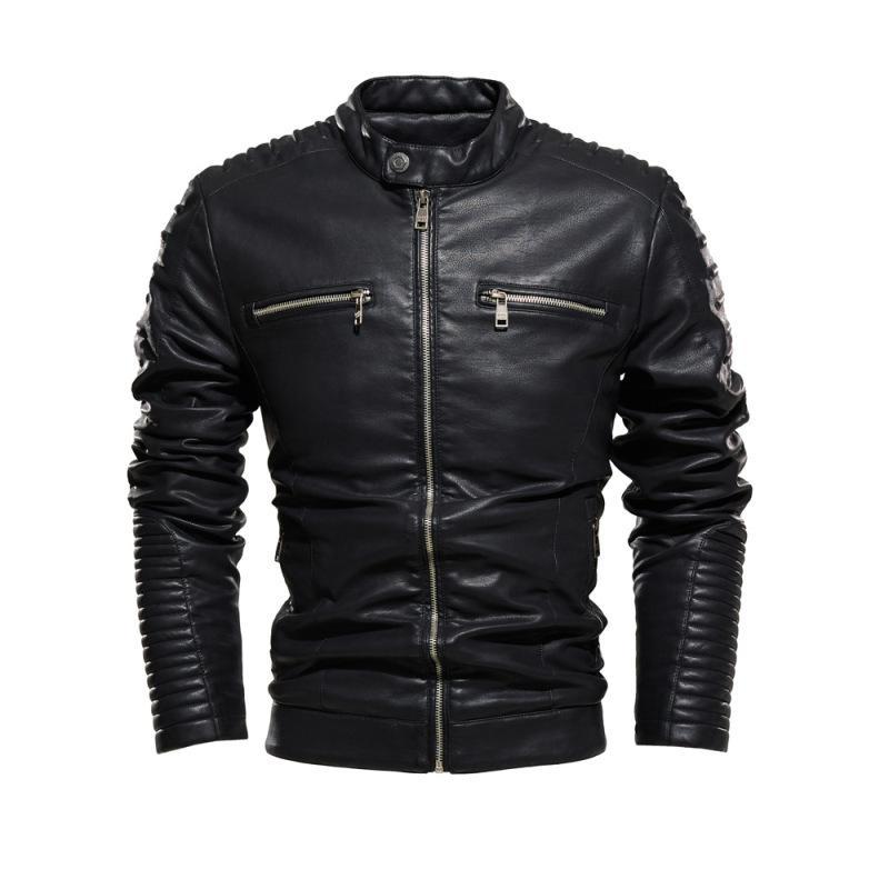 Veste en cuir homme - Ref 3443776 Image 8