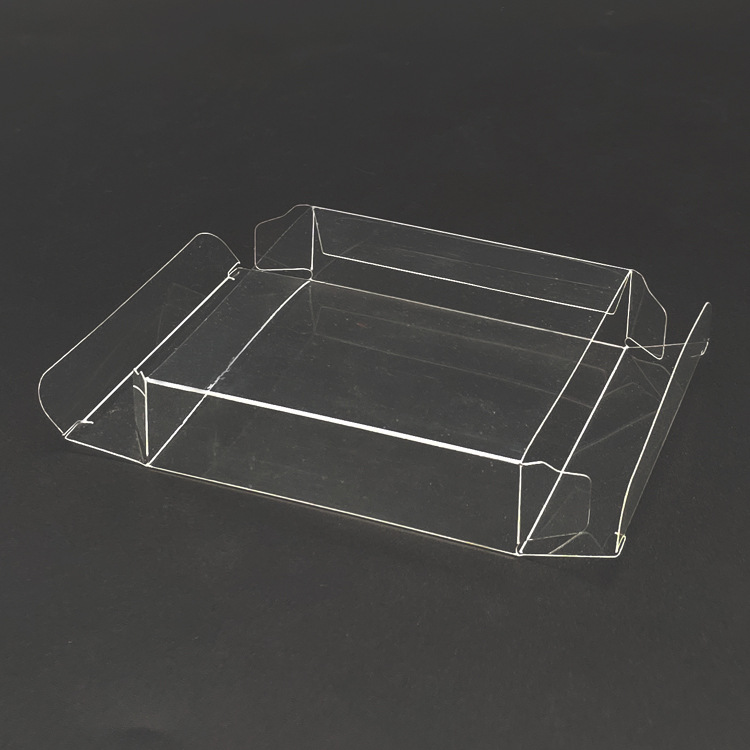 Fabricante en stock Venta de embalaje de PVC Etiqueta de cigarrillo caja de plástico transparente caja de presentación caja de té caja de regalo de la galleta 2*8*8cm