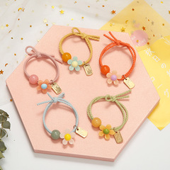 2021 New Hyuna style flower hair band for girls to tie their hair rubber band hair accessories for women Korean style hair rope headwear wholesale