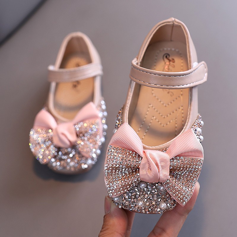 Girls princess shoes 2020 autumn new fas...