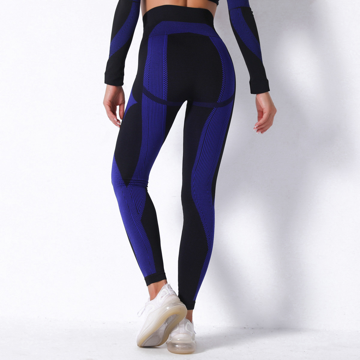 High-waisted hip-lifting elastic tight yoga pants NSLX12877