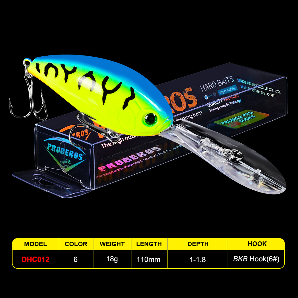 Sinking Crankbaits Fishing Lures  Deep Running Crankbaits Fresh Water Bass Swimbait Tackle Gear