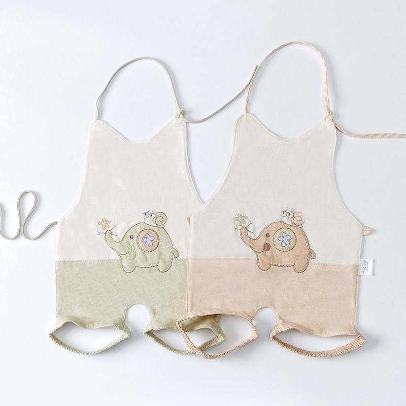 婴儿肚兜宝宝春秋防踢被着凉带脚连腿纯棉兜衣护肚四季腹围护脐带|ms