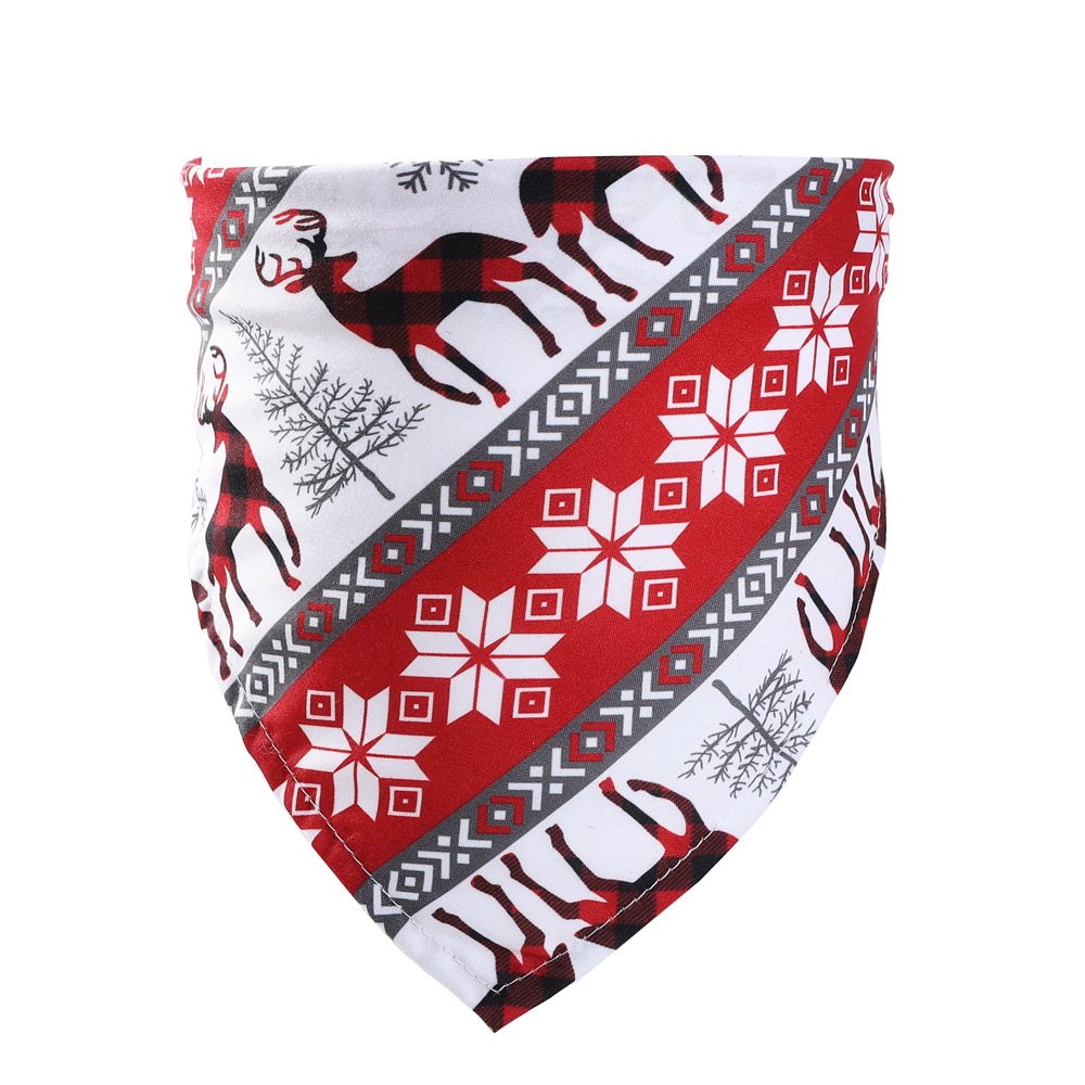 17g Weight Costume Props Event & Party Supplies Pet Clothing Type Of Pet Supplies 1 Piece Quantity Holiday Occasion Polyester Material Christmas Festival Snowflake, Deer Pattern All Seasons Season Casual Style Casual Polyester Christmas Snowflake Deer Pet Clothing 1 Piece 2