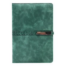 A5商务活页本吸扣带扣笔记本文具办公会议仿皮记事本手帐便携式