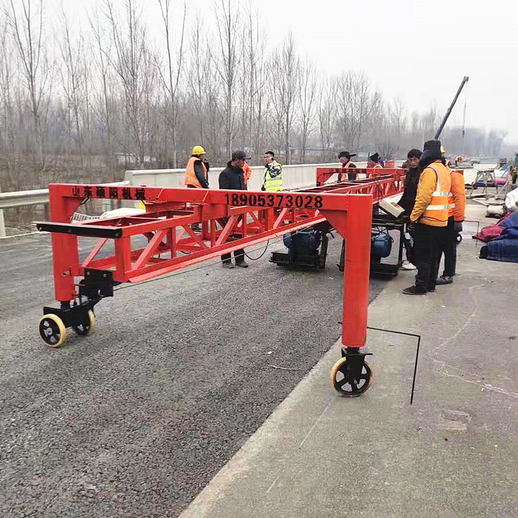 一站式采购 四副路面防滑桁架刻纹机 大型刻纹机 悬挂式刻纹机