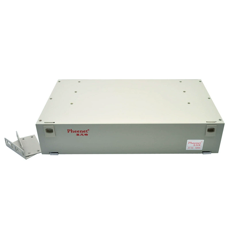 Конечное 24 чувство тяжелое 2U телекоммуникац-степени шкафа рамки распределения стекловолокна сердечника ODF