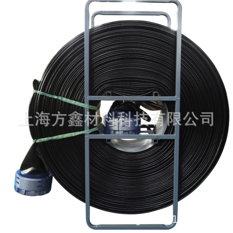 FPUEVBPK防静电扁平矿用高压排水管/丁晴橡胶NR/聚氨酯/TPU水带