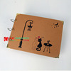 Fashionable cartoon retro photoalbum, cat, handmade, wholesale