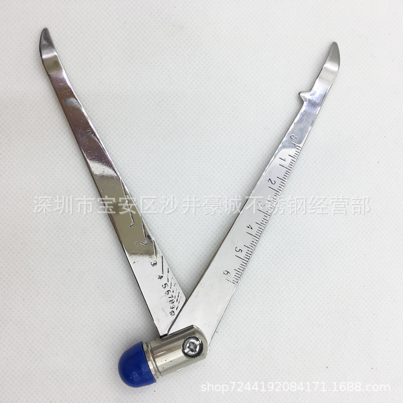不锈钢叩诊锤带刻度带尺寸听诊锤神经关节诊断打击膝跳功能反射锤-阿里巴巴