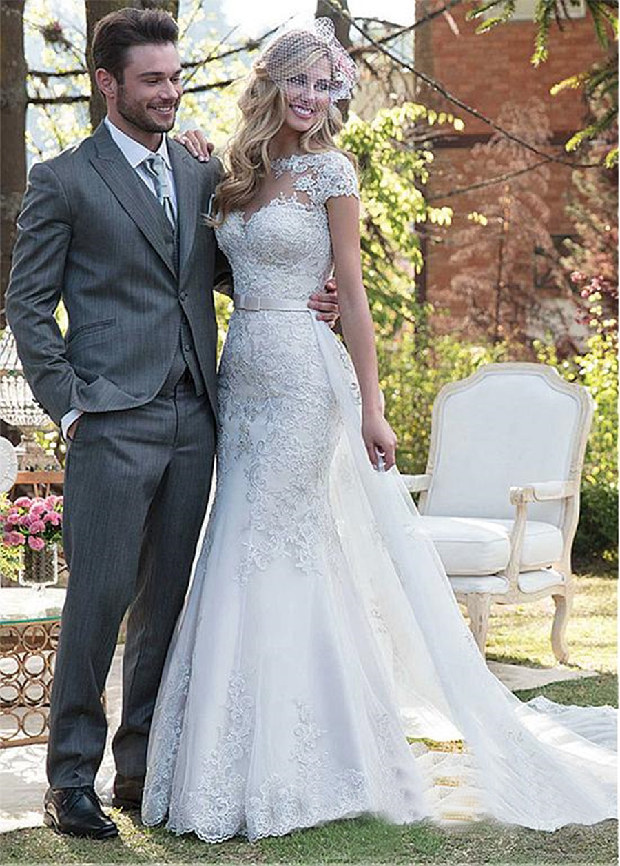 2025 new model of double-back neck short sleeve slim lace small tail…