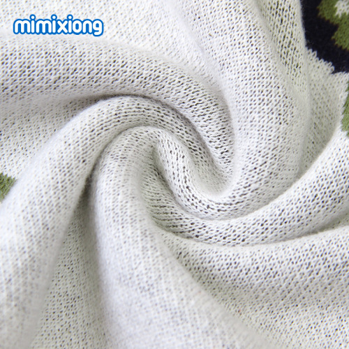 Ins Bestselling Spring and Autumn Cartoon Baby Dinosaur Knitted Blanket