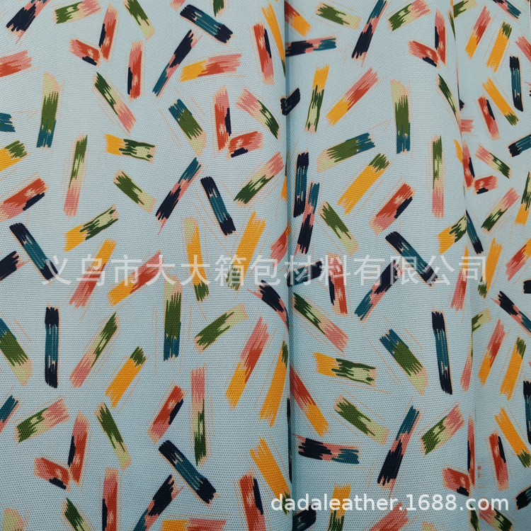 600DPU digital printing, eco-friendly PU Oxford fabric, digital printing, sample and design provided, bulk goods available detail image 10