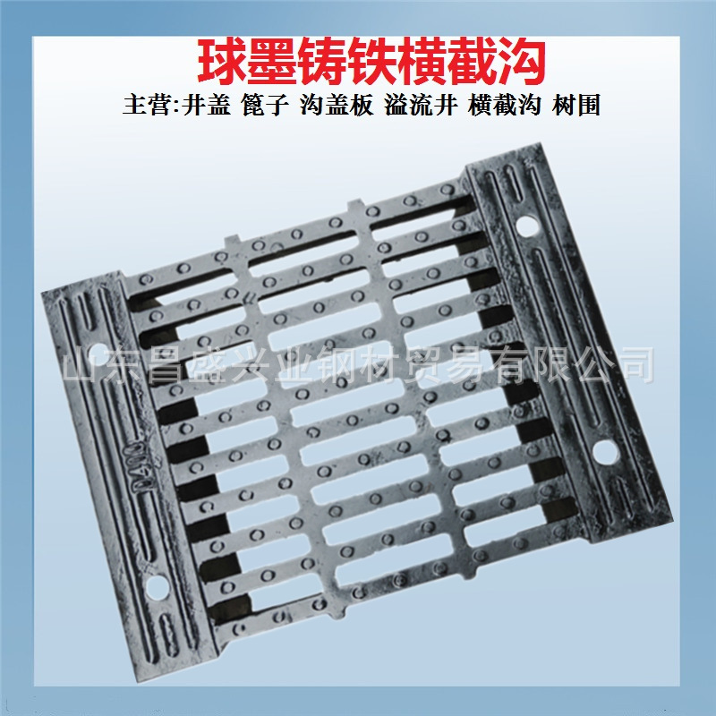 Nodular cast iron Grate Gutter Cover plate Plug-in Fission Whole Tunnel bridge