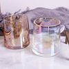 Japanese -style water cup handmade colorful household whiskey glass thick bottom ion plating water juice cup creative glass female