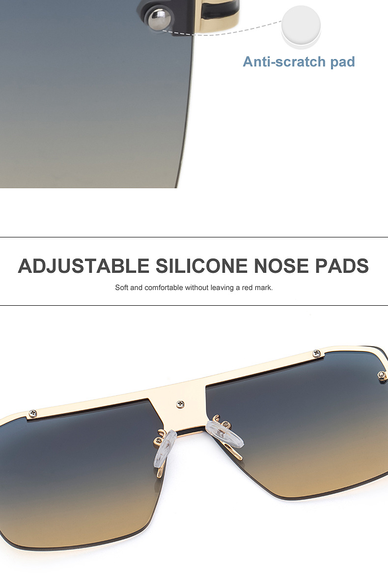 Retro Fashion Simple Style Uv400 Men's Sunglasses display picture 13