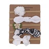 Children's cloth with bow, soft nylon headband, hair accessory, set, cards suitable for photo sessions, flowered