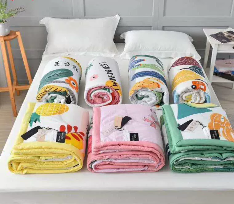 Оптовая Продажа с фабрики летнее одеяло кондиционер одеяло будет продавать подарки летнее одеяло рекламные мероприятия открытие подарков многоцветное одеяло