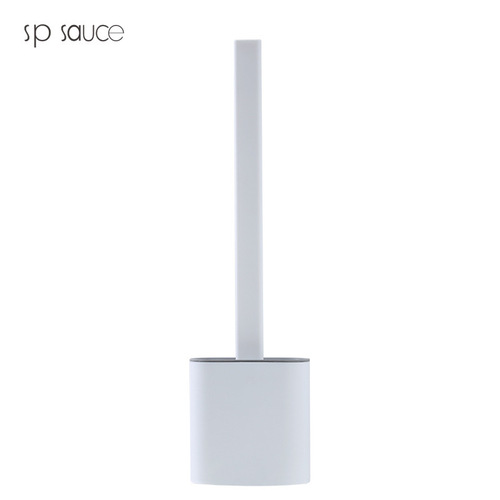Japanese simple gap toilet brush without dead corners toilet silicone brush wall-mounted bathroom household cleaning brush