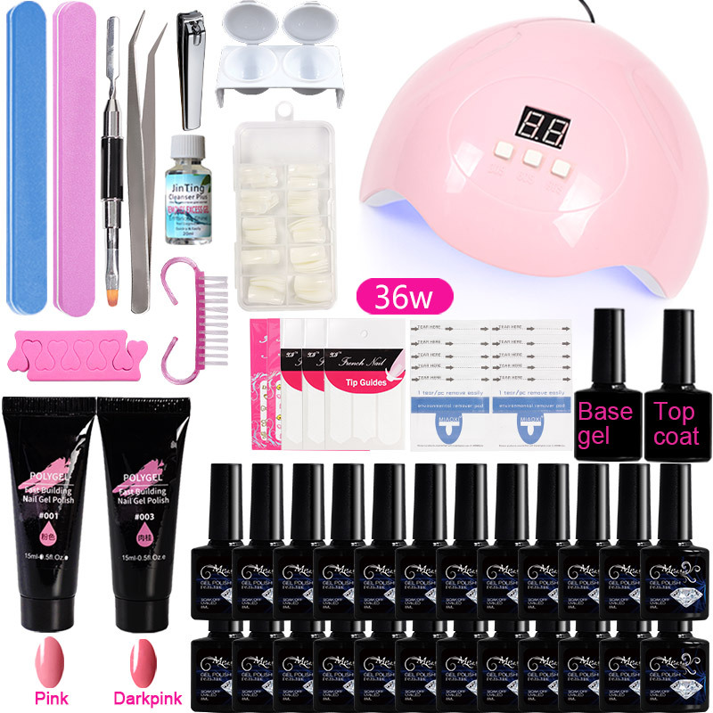 Z3美甲工具套装跨境外贸快速延长胶美甲灯专业美甲manicure set|ru