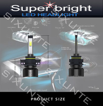5202高亮LED汽車大燈,超小,40Wled大燈CSP,H16迷你,汽車LED大燈