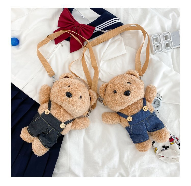 Lindo Bolso De Hombro De Muñeca De Oso De Peluche Al Por Mayor display picture 18