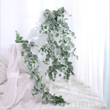 1.7米藤条仿真海棠 缠绕绢花拱门婚礼布置装饰假草假花海棠叶