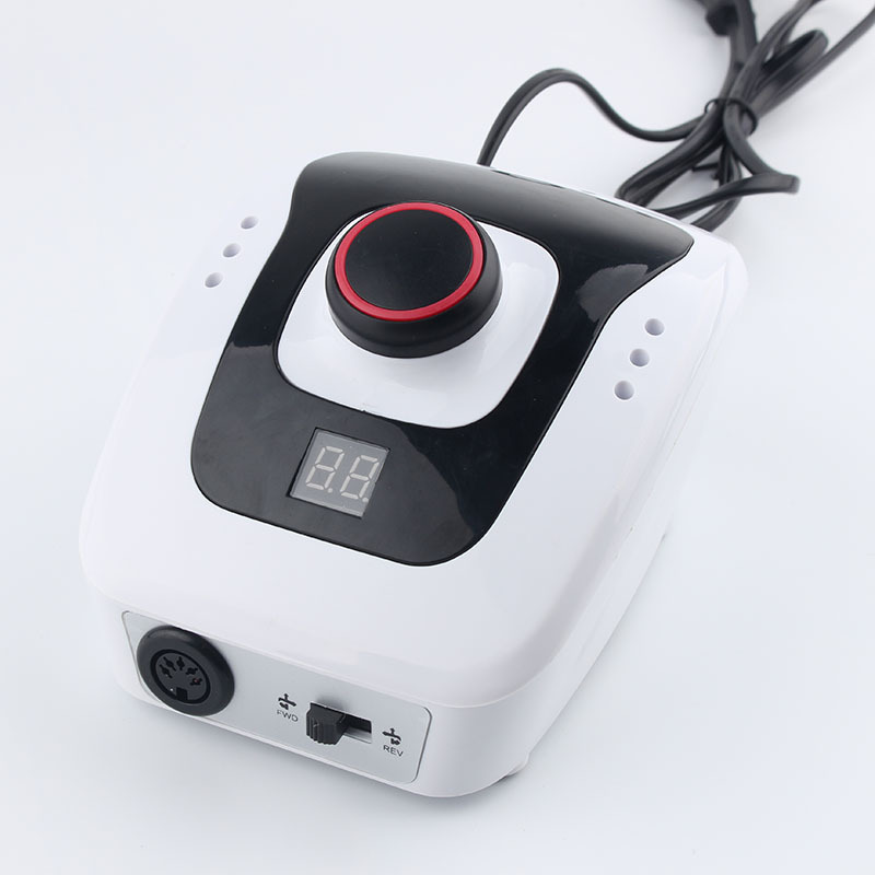 Nueva máquina de pulir 206A blanco y negro exclusiva transfronteriza 35000-Gire la máquina de pulido de uñas y eliminación de uñas eléctrica todo en uno