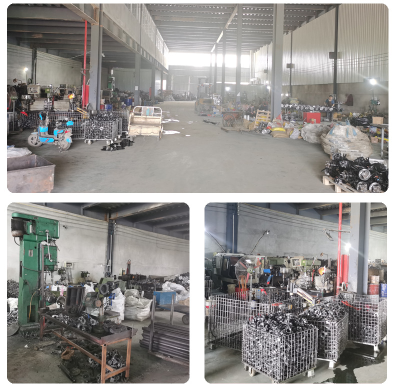 Heavy-Duty Electric Four-Wheel Front Axle and Rear Axle Assembly, Disc Brake and Drum Brake Complete Assembly, Manufacturer Processing and Custom-Made Dining Car Accessories