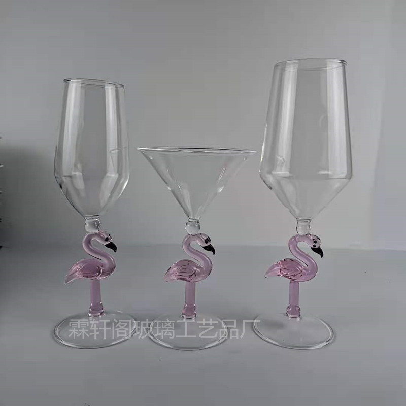 Creative glass cocktail wineglass