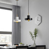 Scandinavian modern bar brass marble ceiling lamp for living room for bed, light luxury style