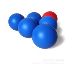 跨境5厘米光面握力球指形矫正儿童握力球康复球挤压球医疗康复球