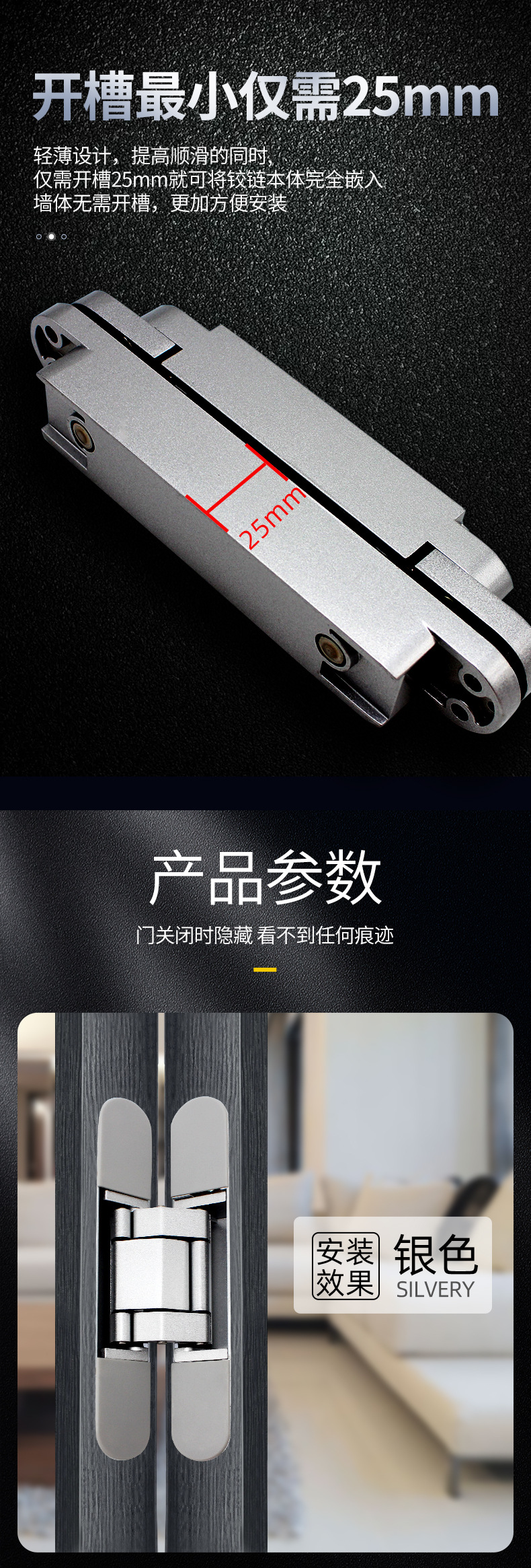 暗门合页