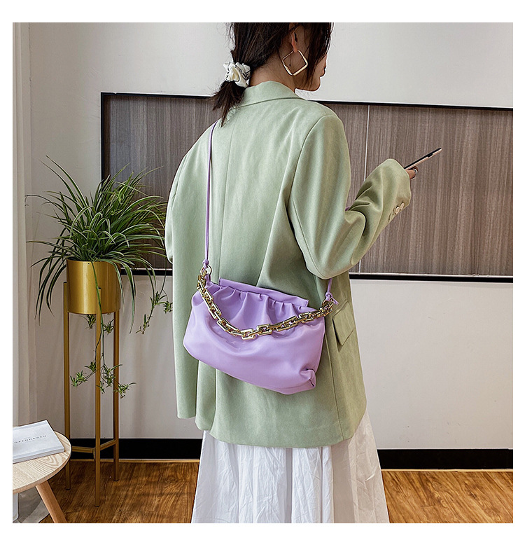 Fashion Fold One-shoulder Underarm Bag display picture 1