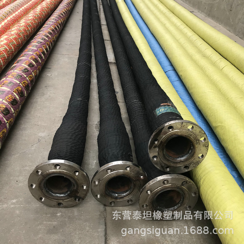 吸水胶管 优质高压 钢丝缠绕 DN100 150 200 250 300