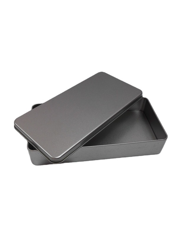 Caja de hierro rectangular de ángulo rectangular Ginseng Candy Caja de hierro de chocolate Caja de regalo de productos digitales