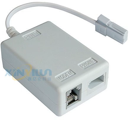 Британский телефон ADSL 6P4C RJ11 UK BT голосовой сепаратор широкополосный фильтр с линией UK