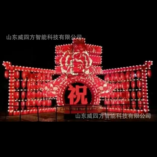 2021春节新款大型传统花灯会展览牛年led彩灯牛年节庆花灯定制