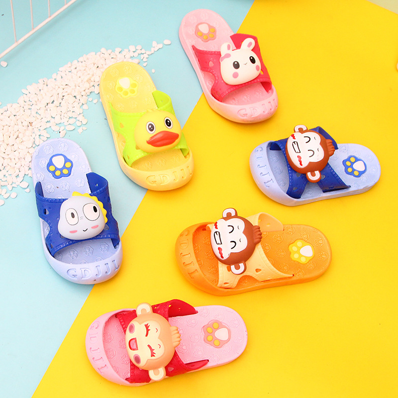summer new pattern children slipper men and women Bao Tong Foot Baby Shoes wechat Business.Amoy sources.A generation of fat]
