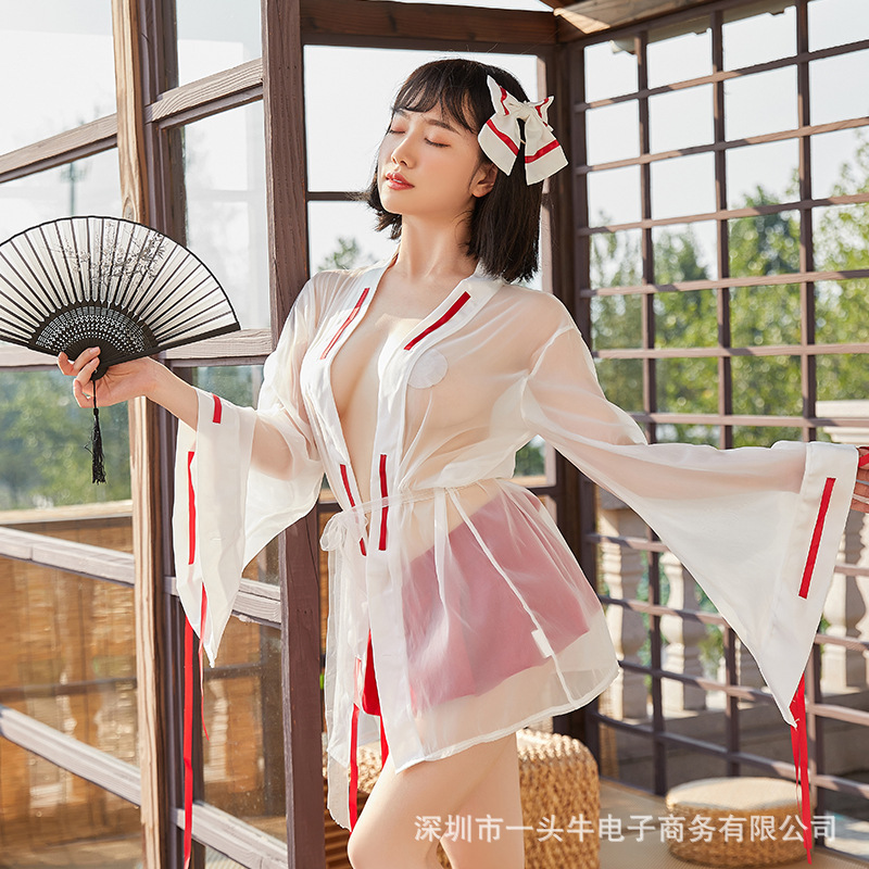 Large interest Underwear Tease Confidential pajamas kimono sexy Hot camisole ancient costume Hanfu Enthusiasm suit