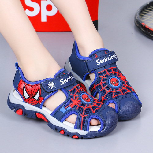 New  summer Baotou Spider-Man boys and girls sandals casual shoes beach fashion children's shoes