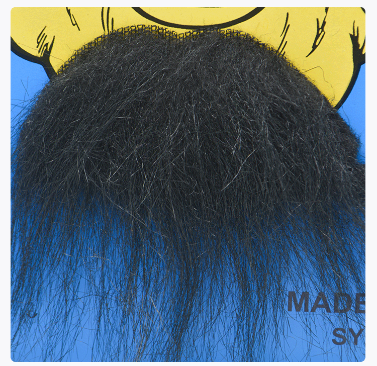 Cross-border Halloween costume simulation beard stickers, funny glasses beard, birthday party decoration, plush beard props detail image 3