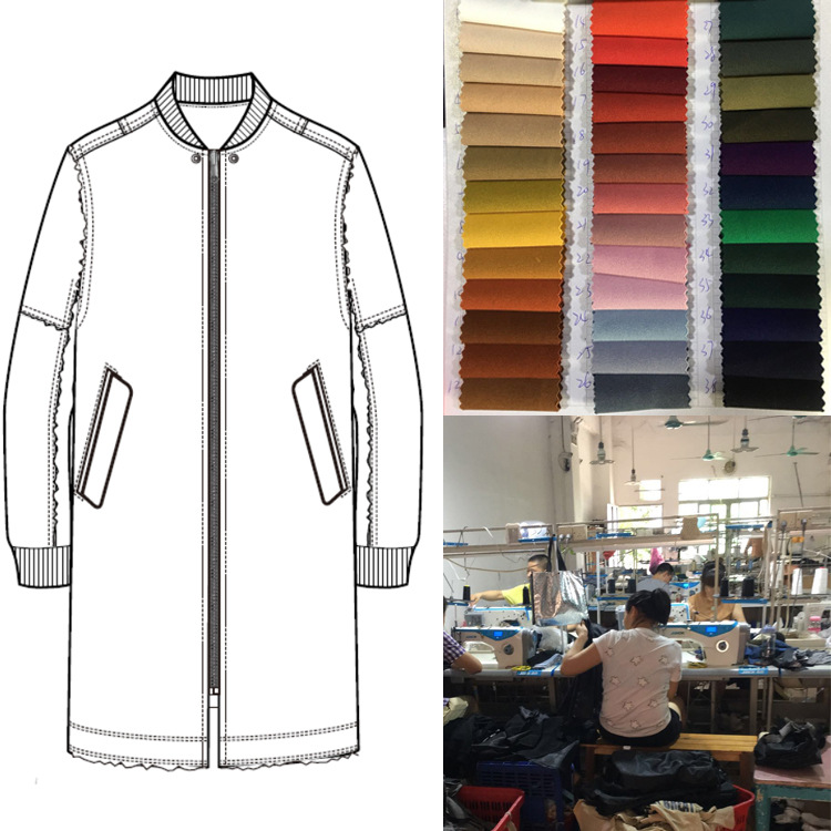 服装厂男装加工定制毛呢大衣呢子外套小批量加工包工包料看图打版