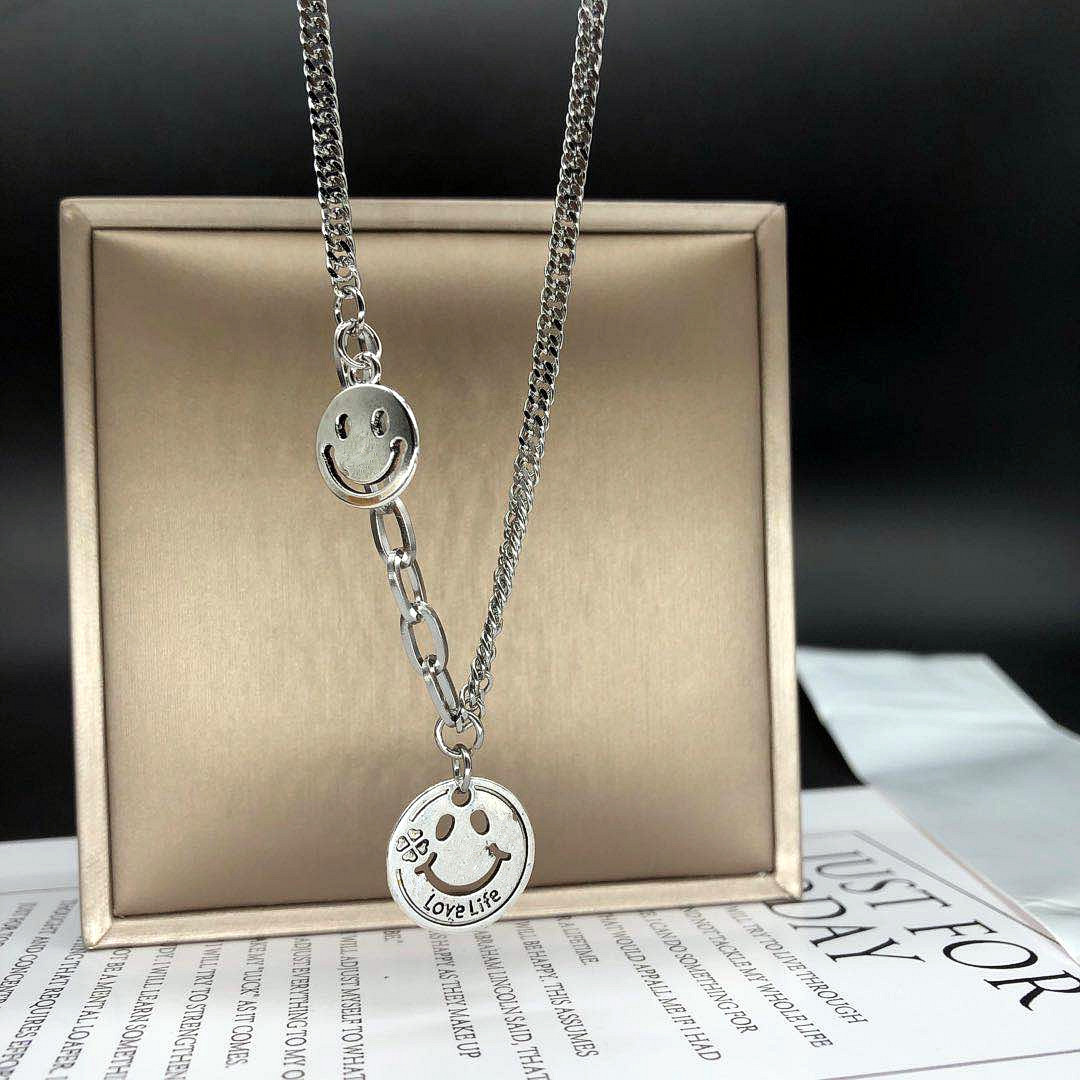 Titanium Steel Necklace Mechanical Rabbit Design Hiphop Style_voghion.com