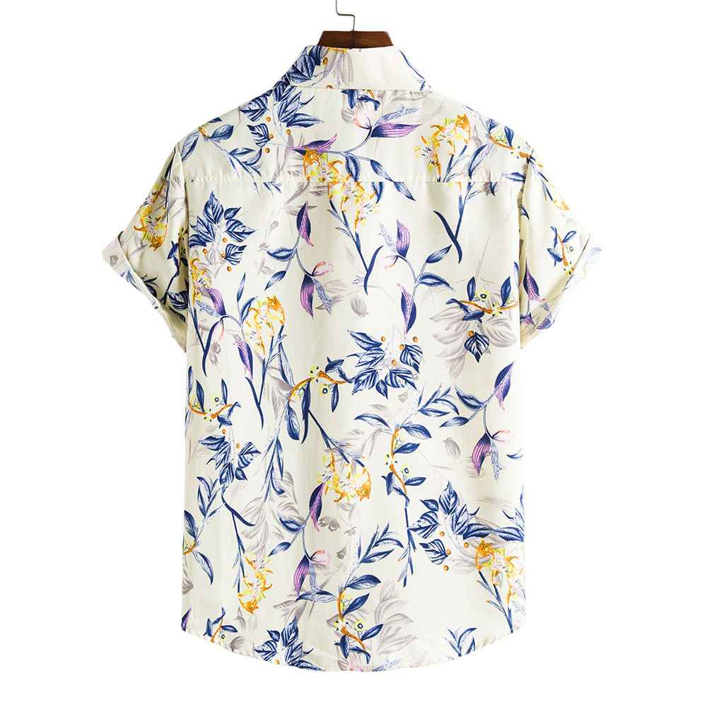 Men's Ditsy Floral Blouse Men's Clothing display picture 180