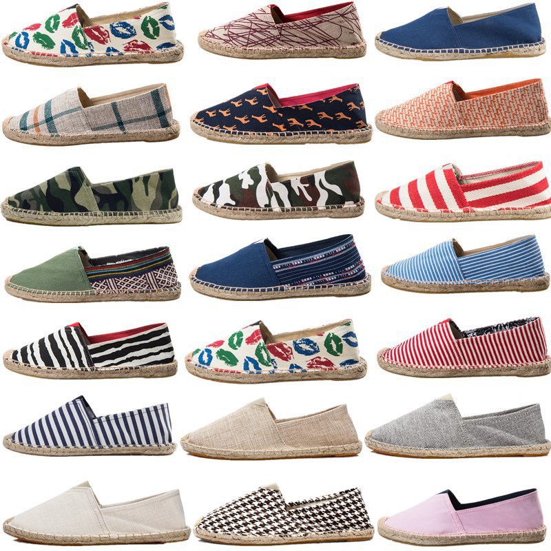 Factory wholesale spring fashion new espadrilles for men and women